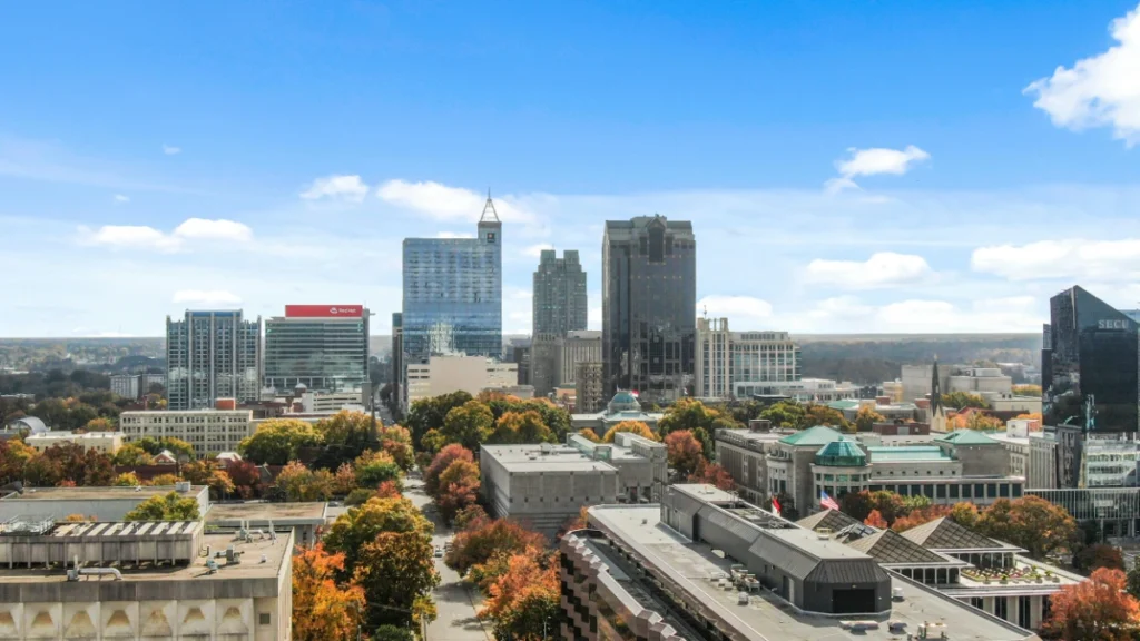 nearby areas around Raleigh NC housing locations